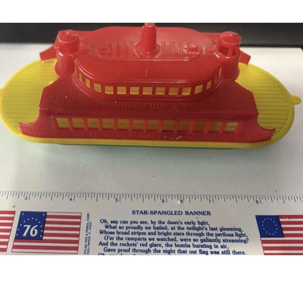 Vintage Pyro hard plastic Ferry Boat 1950's 99-7‎